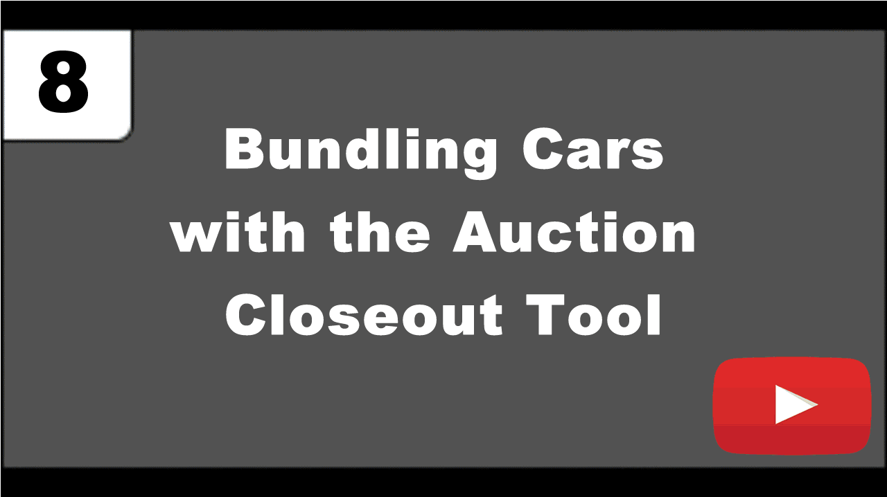 10 Auction Notifications, Check Writing and Invoicing for Indie Auto Auctions 